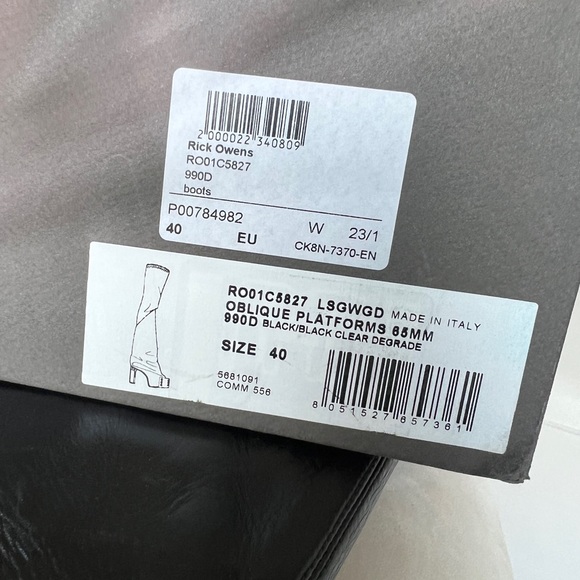 Brand new rick Owens flare boots - Picture 9 of 11